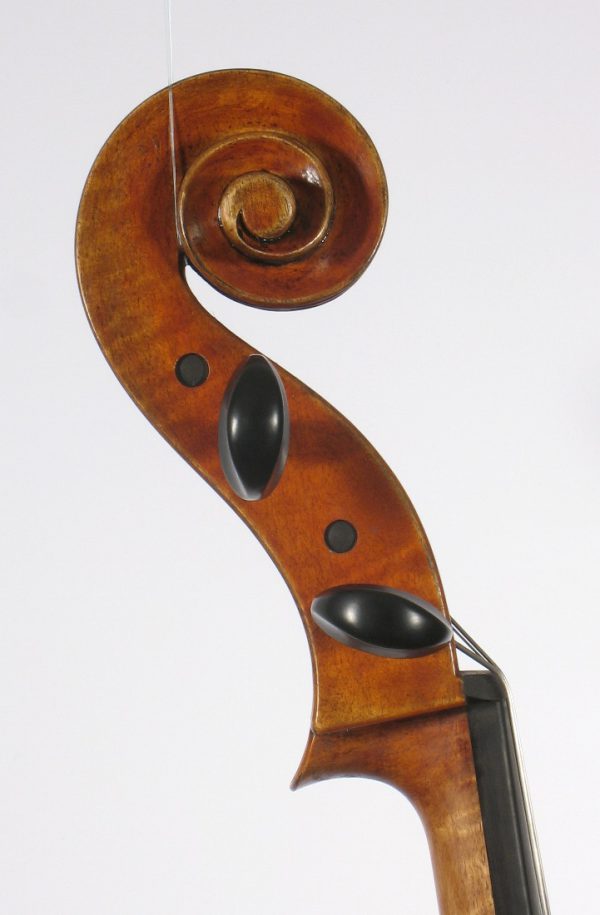 Romano De Luca Cello Scroll